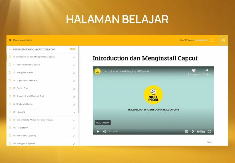 Halaman Belajar